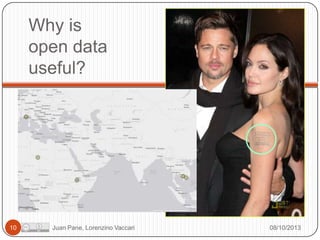 Why is
open data
useful?

10

Juan Pane, Lorenzino Vaccari

08/10/2013

 
