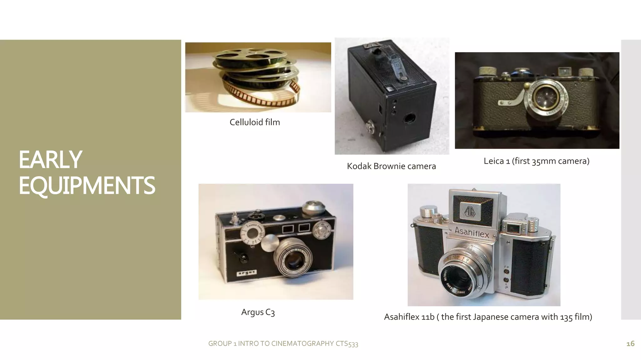 INTRO TO CINEMATOGRAPHY (Group1) | PPTX