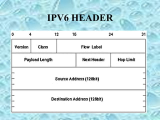IPV6 HEADER
 