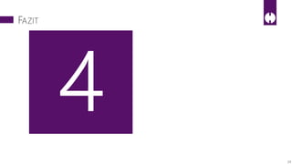 FAZIT
24
 