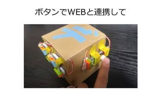 ボタンでWEBと連携して
 