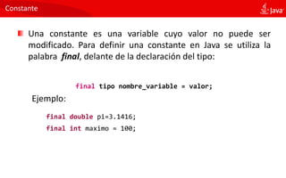 Java - Sintaxis Básica 2015 | PDF
