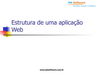 Estrutura de uma aplicação Web 