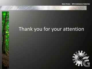 Thank you for your attention
 