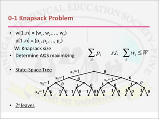 01 knapsack using backtracking | PPT | Computing | Technology & Computing