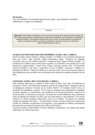 01/23 - La Palabra que da vida - CURSO BÍBLICO - LA BIBLIA HABLA | PDF
