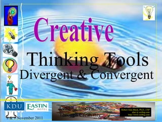 Thinking Tools Divergent & Convergent Creative 