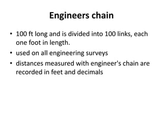Engineerrs Chain Surveying | PDF