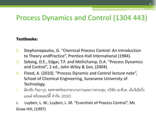 Comprehensive Introduction to Process Dynamics and Control in Chemical ...