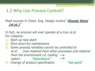 Comprehensive Introduction to Process Dynamics and Control in Chemical ...
