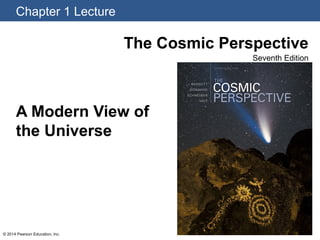 Chapter 1 Lecture
© 2014 Pearson Education, Inc.
The Cosmic Perspective
Seventh Edition
A Modern View of
the Universe
 