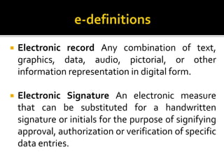 Computerized System Validation : Understanding basics | PPTX