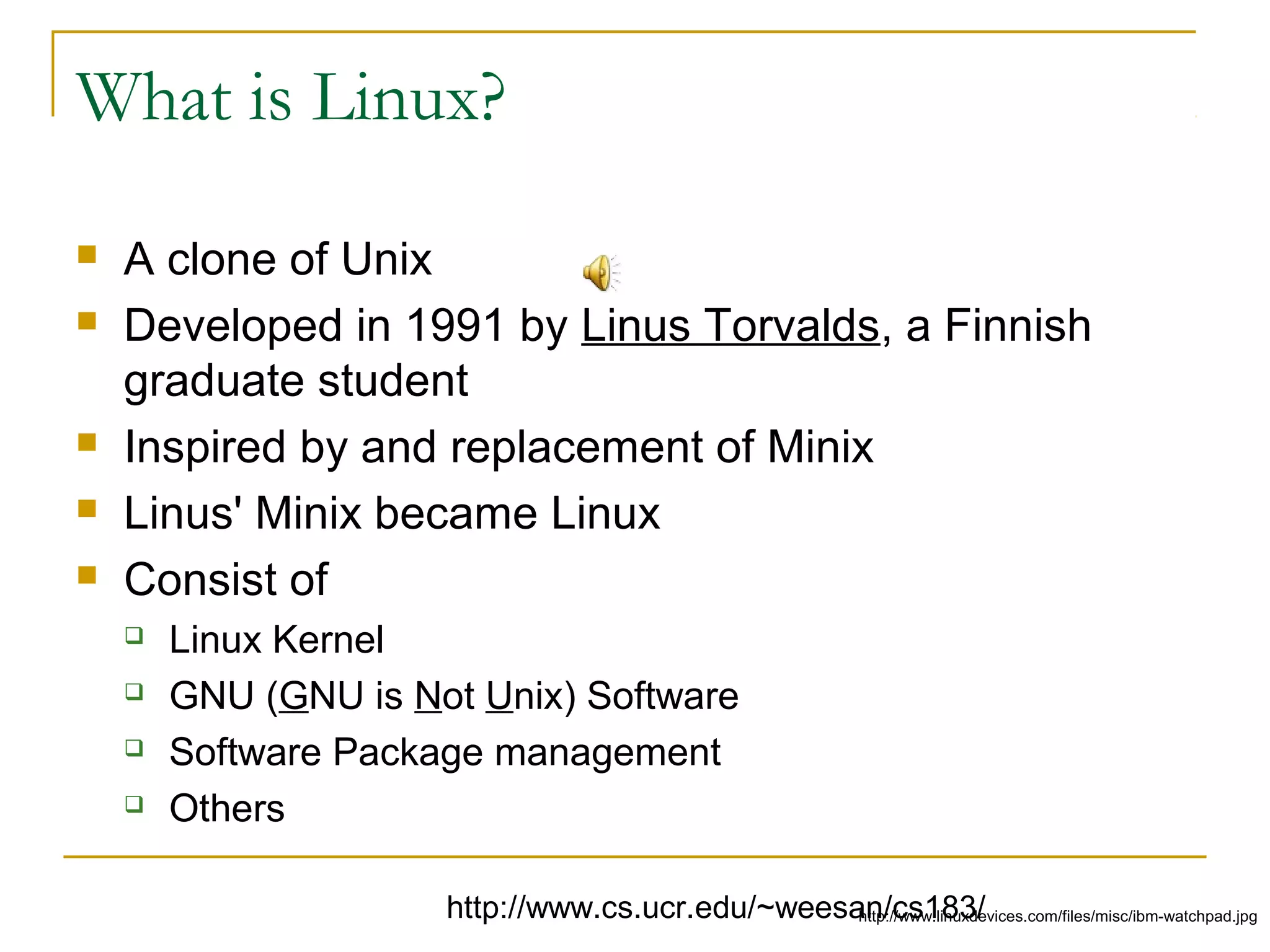 01 linux basics | PPT