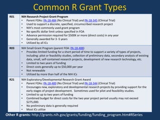 How to Anticipate and Plan for an R Grant Application (2020) | PDF
