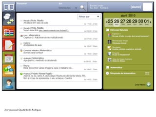 Acervo pessoal. Claudia Bordin Rodrigues.
 