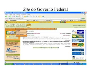 Site do Governo Federal
 