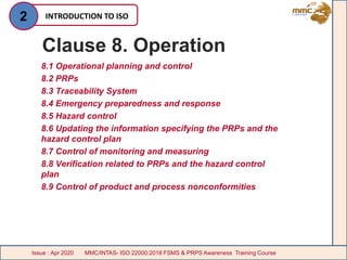 02 INTRODUCTION TO ISO 22000 | PPT