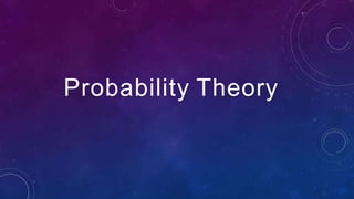 Probability Theory
 