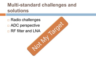  What Rx architecture suits best the target cost functions?