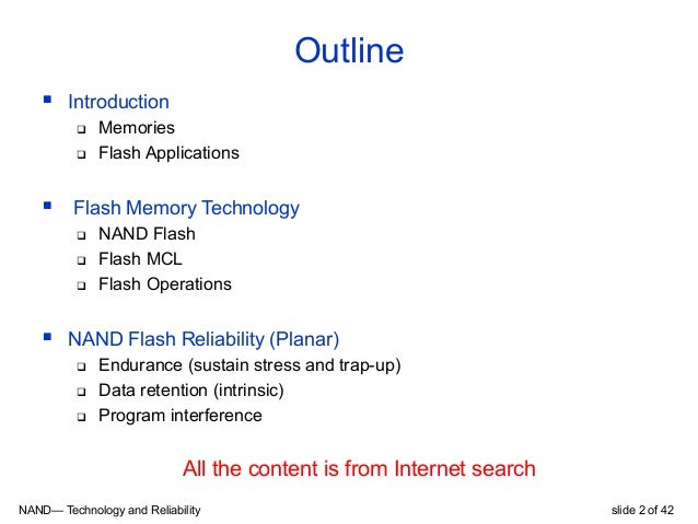 01 Nand Flash Reliability Notes