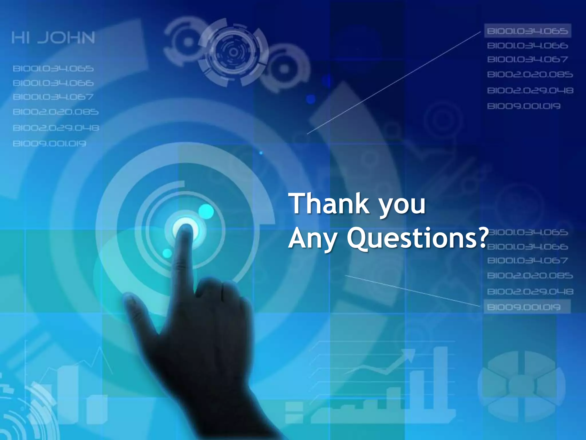 Thank you
Any Questions?
 