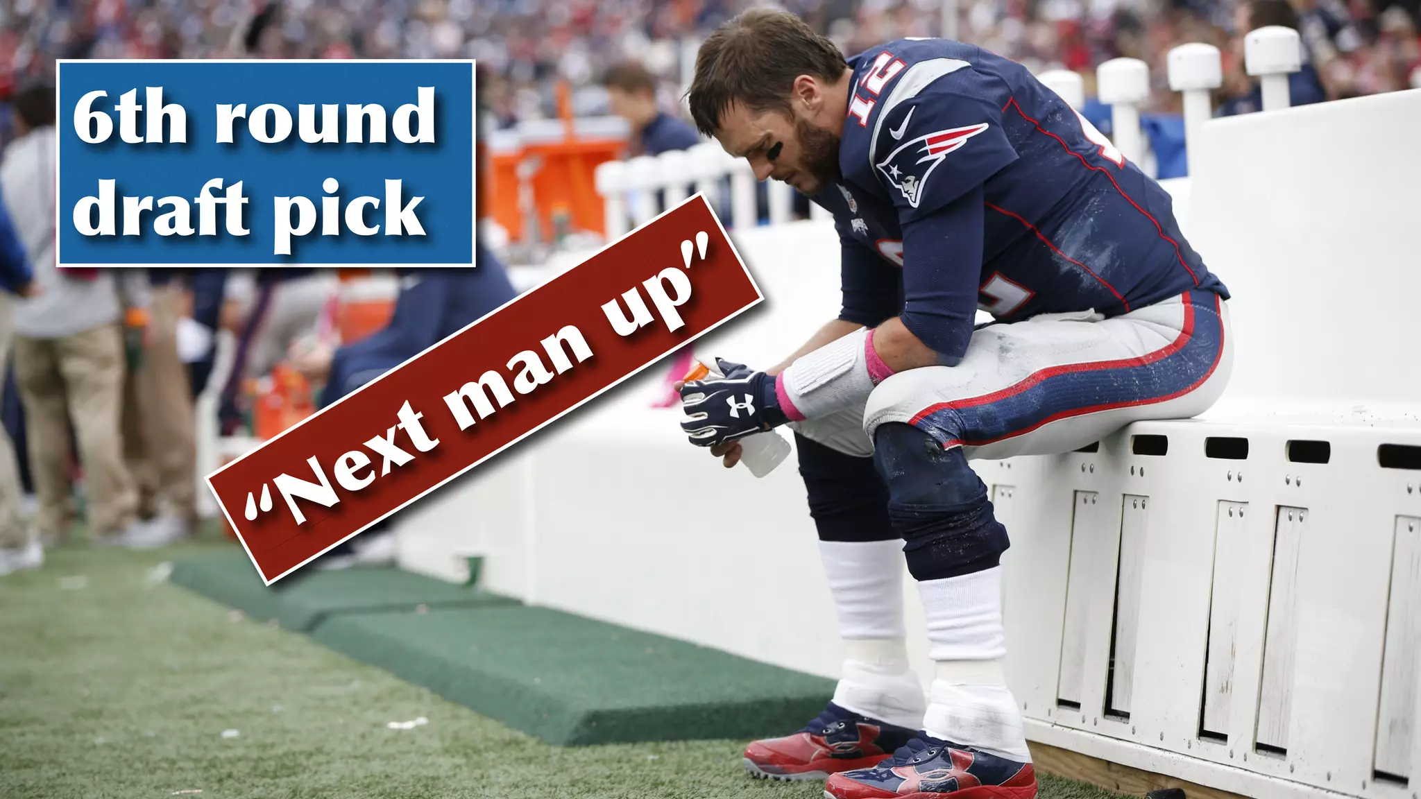 6th round
draft pick
“Next man up”
 