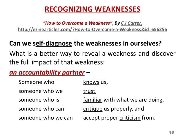 leadership weaknesses examples