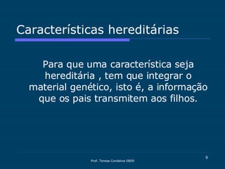 01 NoçõEs BáSicas De Hereditariedade Caracteristicas HereditáRios Tc ...