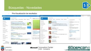 • Pre-Visualización de resultados:
Búsquedas - Novedades
 
