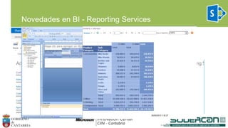 Novedades en BI - Reporting Services
 