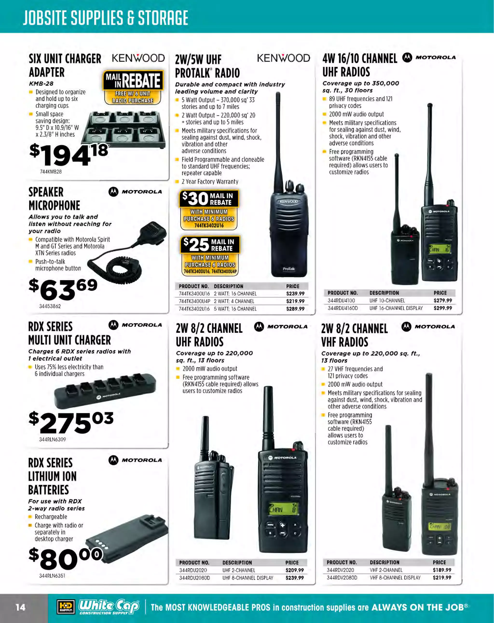 Cure Downtime in No Time.
Honda EB Series Generators offer uncompromising quality and legendary reliability for those who
need it most When portable power is required on the job site, nothing is more of a productivity killer
than power-related downtime. Maybe that's why the construction industry trusts Honda Generators
and has named them the most preferred and the most used generators for the past eight years!*
At Honda, we build generators that can run all day- and all night - because we know time is money.
So check us out today and find the quickest cure for the downtime blues.

HONDA
GENERATORS

~
~

AVAILABLE AT WHITE CAP

I

WHITECAP.COM

I

800.944.8322

* According to Readex readers surveys conducted for Builders Magazine from 2005 to 2012.
3-Year Warranty appl ies to all Honda GX Series Engines and GXSeries-powiered Honda Power Equipment.100cc or larger, purchased or put into rental service since January 1, 2009.
Exceptions apply. See full warranty details at hooda.com. Does not apply to EUlOOO models. Please read the owne(s manual before cperating )<>Ur Honda Power Equipment and
never use in a closed or partfy enclosed area where )'OU could be ex~ to ~isonous carbon monoxide. Connection of a generator to house ~r requires a transfer device to avoid
possible injury to power company personnel. tAnsulta qualifed electrician. ©2013 American Honda Motor Co., Inc.
i

•

 