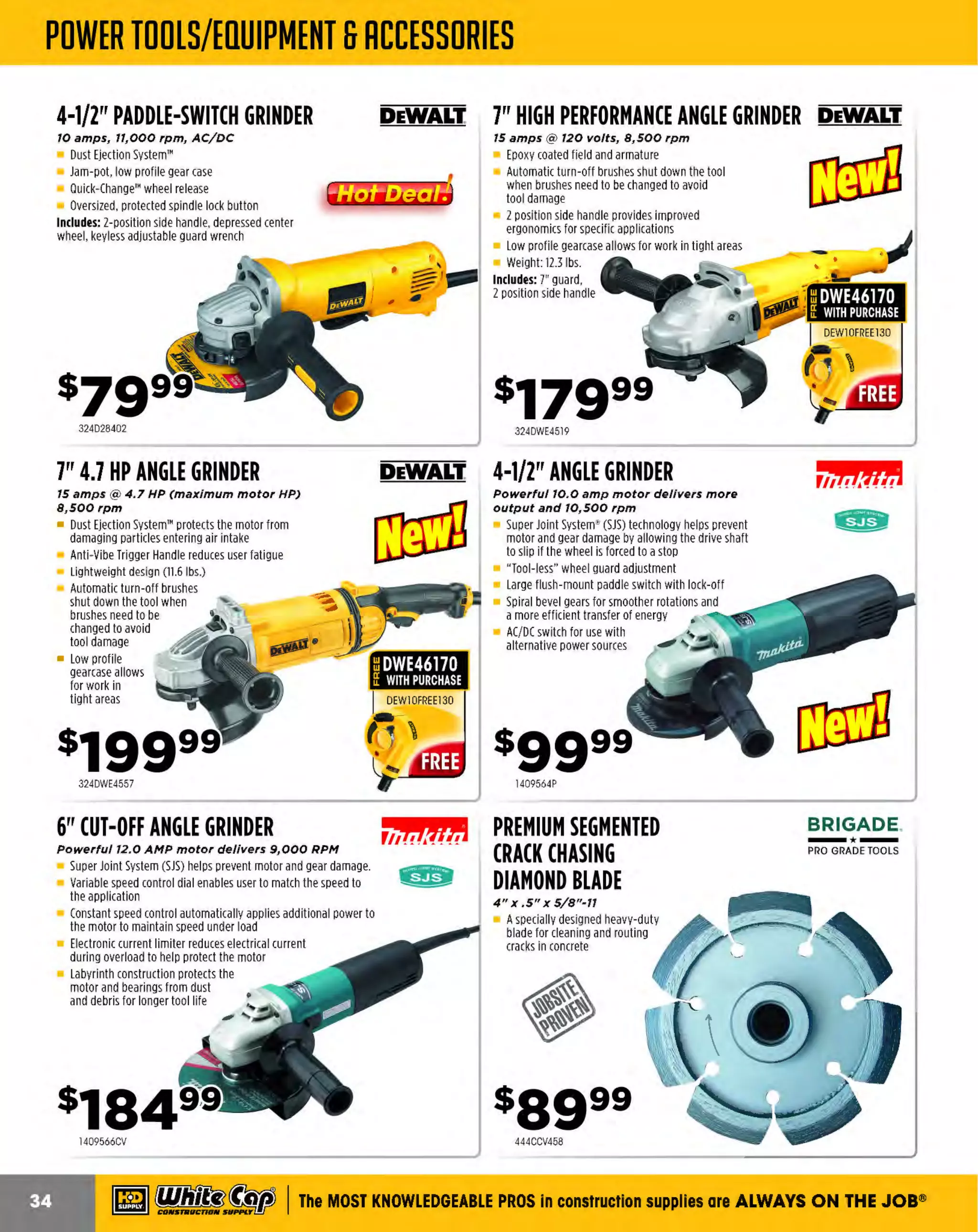 ~

Visit White Cap's WOC Branch @ Booth C4355

. . . CONCRETE

FREE BACKPACK • SHOW SPECIALS • PRIZES • GIV EAWAYS*

~ WORLDoF

THESE SPECIAL TRADER DEALS AVAILABLE ALL MONTH AT YOUR LOCAL BRANCH!

WHITE CAP WORLD OF CONCRETE 2014

•

LAS VEGAS • JANUARY 21ST - 24TH

3BOOTHS
~' ~

1) FREE BACKPACK: C4355 *
2) FREE GLOVES: 802 *

•

3) FREE SAFETY PACK: OUTDOOR AREA*
( nea r regist ration)

Check your badge, and bring your coupon for a

FREE BACKPACK I
~

Booth: C4355

-

WHllf S
UPPLIESlAST

Check your badge, and bring your coupon for

w:::§~::NES}

FREE GLOVES I

and enter the sweepstakes to win an iPad Mini
~

Booth:BD2

WHI SUPPLIES lAST
LE

Head out to the outdoor demo area for a White Cap

~rn•nm ~'"-'"~ - SAFETY PACK I ~~·. ·~·--"'
FREE
~

O
utdoor area (near Registration) _
~

Download the Whitecap.com Mobile App and look "
for the Surprise Inspector and you could win

8 FREE ~,. m,"~
50
~ (U/h~~

~

CONSTRUCnON

sd

The MOST KNOWLEDGEABLE PROS in construction supplies
'WHILE SUPPLIES LAST. CONTRACTORS ONLY. 1 OF EACH PRIZE OR ENTRY PER CUSTOMER. PRODUCTS MAY VARY.

 