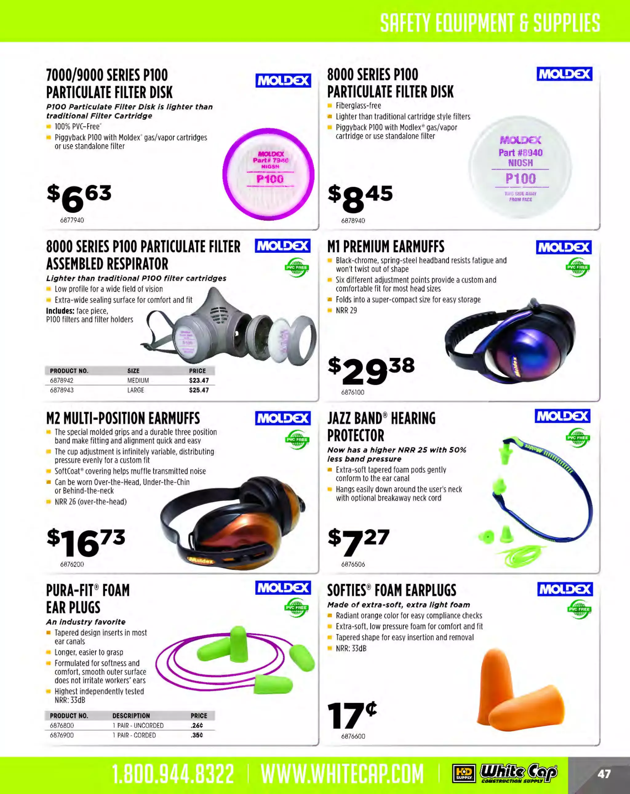 mWIJh.~ SAFE

The MOST KNOWLEDGEABLE PROS

In Construction Supplies

UUORK-------

All the Safety Signage
you need in one place!

SAFETY SOLUTIONS
White Cap has the signs you need to keep all of
your employees and authorized personnel safe!

l ·t.HM9i>J rt-tHMMill l ·tHMMit
CONSTRUCTION
AREA

CONSTRUCTION SITE
AUTHORIZED
PERSONNEL ONLY

HIGH
VOLTAGE

333MCRT135VP

333MADM003VP

333MELC114VP

tl.Y.HMHi>J
CONSTRUCTION AREA

KEEP OUT

FIRE

tl·tMMHi>J

CAUTION

EXTINGUISHER

HARD HAT
AREA

EAR AND EYE
PROTECTION
REQUIRED

333MFXG908VP

333MPPA005VP

333MPPA608VP

333MADM014VP

NOTICE ~ .Y.HM3ill

NO

SAFETY GLASSES
REQUIRED
IN THIS AREA

NO
SMOKING

PARKING

333MPPA801VP

333MSMK133VP

333MVHR515VP

ALL SIGNS ARE 10" X14" - SIGNS NOW AVAILABLE IN A PACK OF 10
PRODUCT NO.

DESCRIPTION

333MCRT135VP
333MADM003VP

DANGER, CONSTRUCTION AREA
DANGER. CONSTRUCTION SITE AU THORIZED PERSONNEL ONLY

333MELC114VP
333MADM014VP

DANGER, HIGH VOLTAGE
DANGER. CONSTRUCTION AREA KEEP OUT

333MFXG908VP

FIRE EXTINGUISHER

333MPPA005VP
333MPPA608VP

DANGER, HARD HAT AREA
CAUTION, EAR AND EYE PROTECTION REQUIRED

333MPPA801VP

NOTICE, SAFETY GLASSES REQUIRED IN THIS AREA

333MSMK133VP
333MVHR515VP

DANGER, NO SMOKING
NO PARKING

The MOST KNOWLEDGEABLE PROS in construction supplies

800.944.8322 I Whitecap.com

DISCOUNT
PRICING!
10 PK FOR ONLY

 