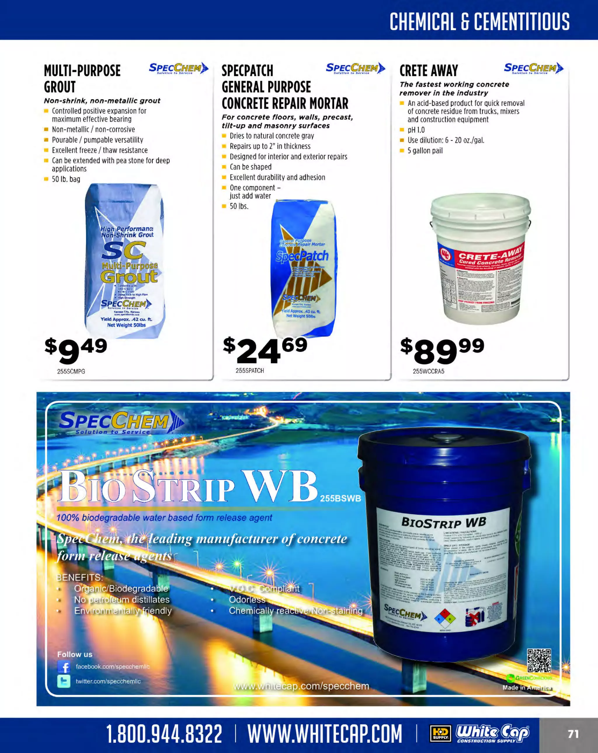 Experience Our MOBILE APP @ Booth BD2
ALSO VISIT OUR SAFETY BOOTH OUTSIDE OF CENTRAL HALL BY REGI STR ATION

...,.,ii!

~ WORLDoF

~ CONCRETE

THESE SPECIAL TRADER DEALS AVAILABLE ALL MONTH AT YOUR LOCAL BRANCH!

Wiss®

M1R LEFT CUT
AVIATION SNIP

M2R RIGHT CUT
AVIATION SNIP

M3R STRAIGHT CUT
AVIATION SNIP

Left and straight compound action snip

Right and straight compound action snip

Straight - general use compound action snip

Blade Length: 1-3/8"
Grip Color: red
Tool Length: 9-3/4"
Cutting capacity: 18 gauge
low carbon steel
Non-slip, textured grips

194M1R

Blade Length: 1-3/8"
Grip Color: green
T Length: 9-3/4"
ool
C
utting Capacity: 1 gauge
8
low carbon steel
Non-slip, textured grips

194M2R

The MOST KNOWLEDGEABLE PROS in construction supplies

800.944.8322 I Whitecap.com

Blade Length: 1-1/2"
G color: yellow
rip
Tool Length: 9-3/4"
C
utting Capacity: 18 gauge
low carbon steel
Non-slip, textu red grips

194M3R

 