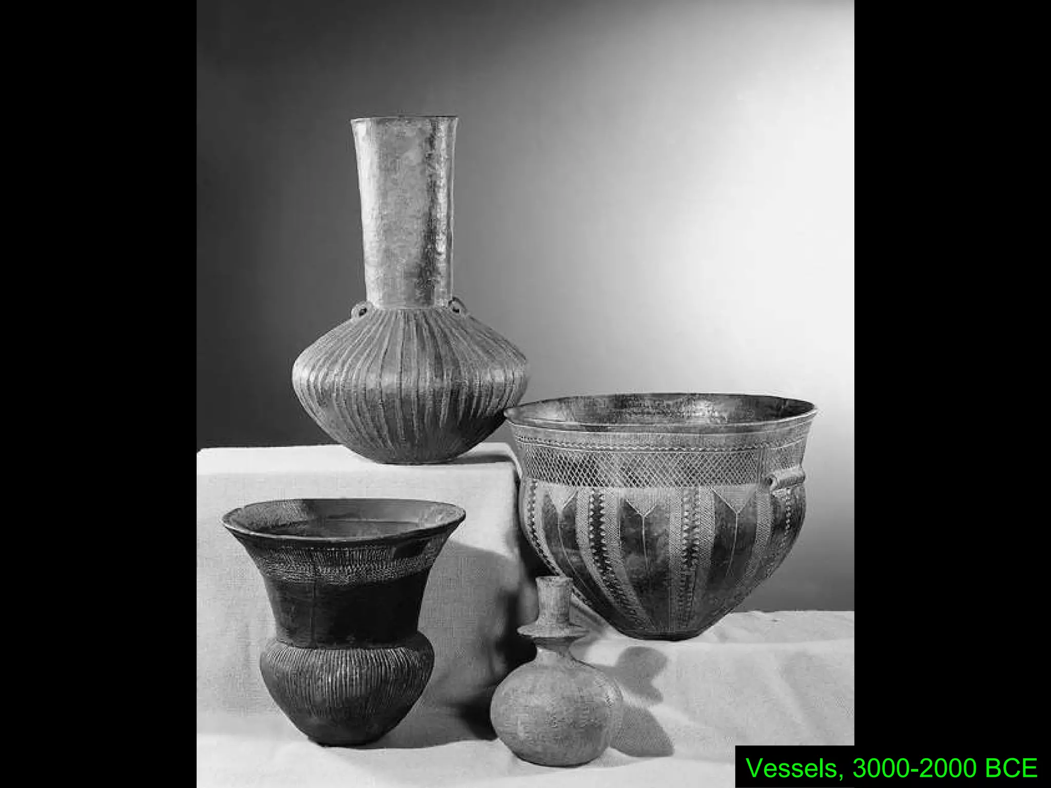 Vessels, 3000-2000 BCE 