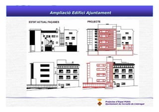 Projectes d’Espai Públic
Ajuntament de Cornellà de Llobregat
AmpliaciAmpliacióó Edifici AjuntamentEdifici Ajuntament
 