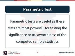 01 parametric and non parametric statistics