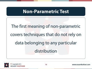 01 parametric and non parametric statistics