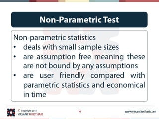01 parametric and non parametric statistics