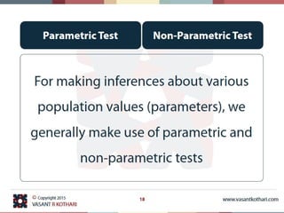 01 parametric and non parametric statistics
