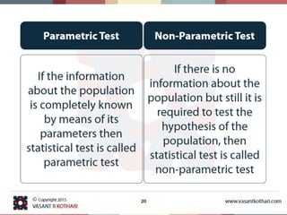 01 parametric and non parametric statistics
