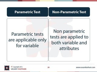 01 parametric and non parametric statistics