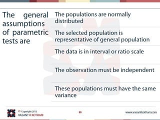 01 parametric and non parametric statistics