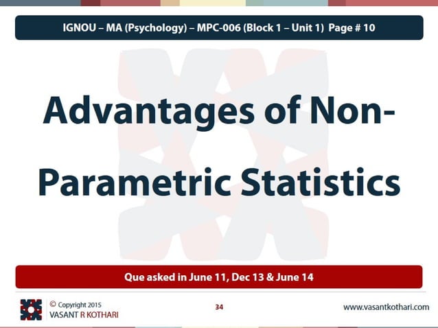 01 Parametric And Non Parametric Statistics
