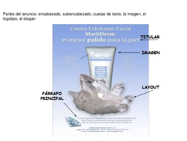 01 partes de un anuncio 01 partes de un anuncio