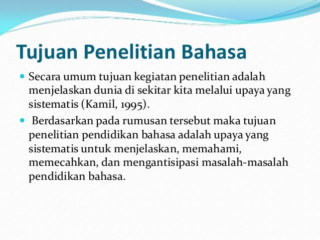 Penelitian Bahasa Arab 1