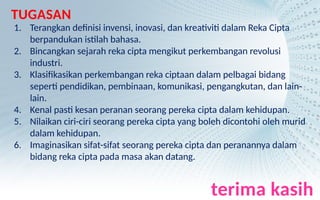 Delta Reka Invensi 01 Pengenalan Kepada Reka Cipta.pptx TINGKATAN 4 | PPTX