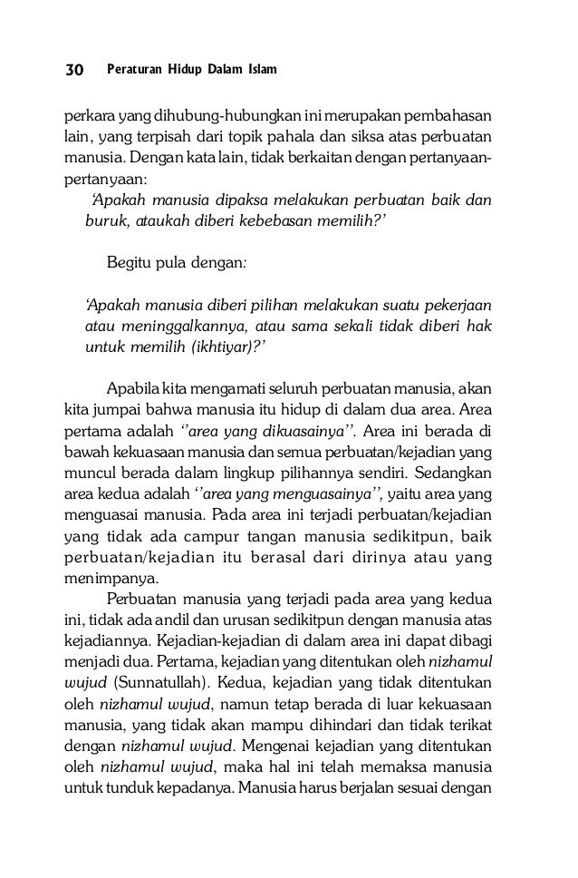 01 Peraturan Hidup Dalam Islam