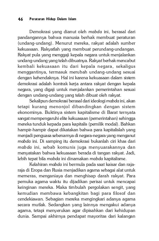 01 Peraturan Hidup Dalam Islam