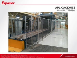 APLICACIONES 
Líneas de Producción 
 